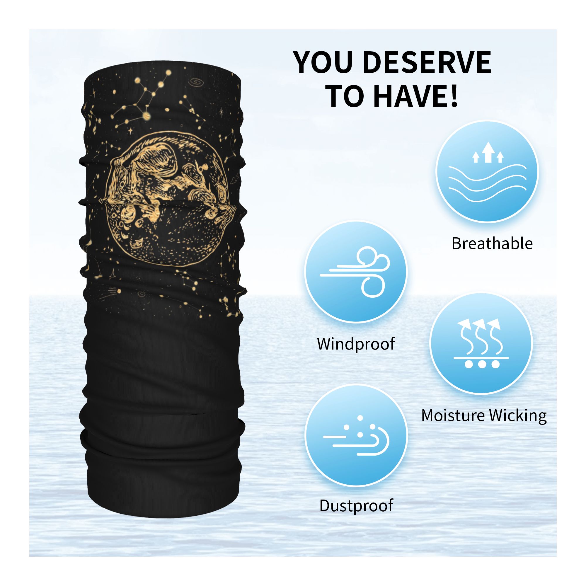 Custom Into The Galaxy Bandana - Neck Gaiter Face Cover review and price
