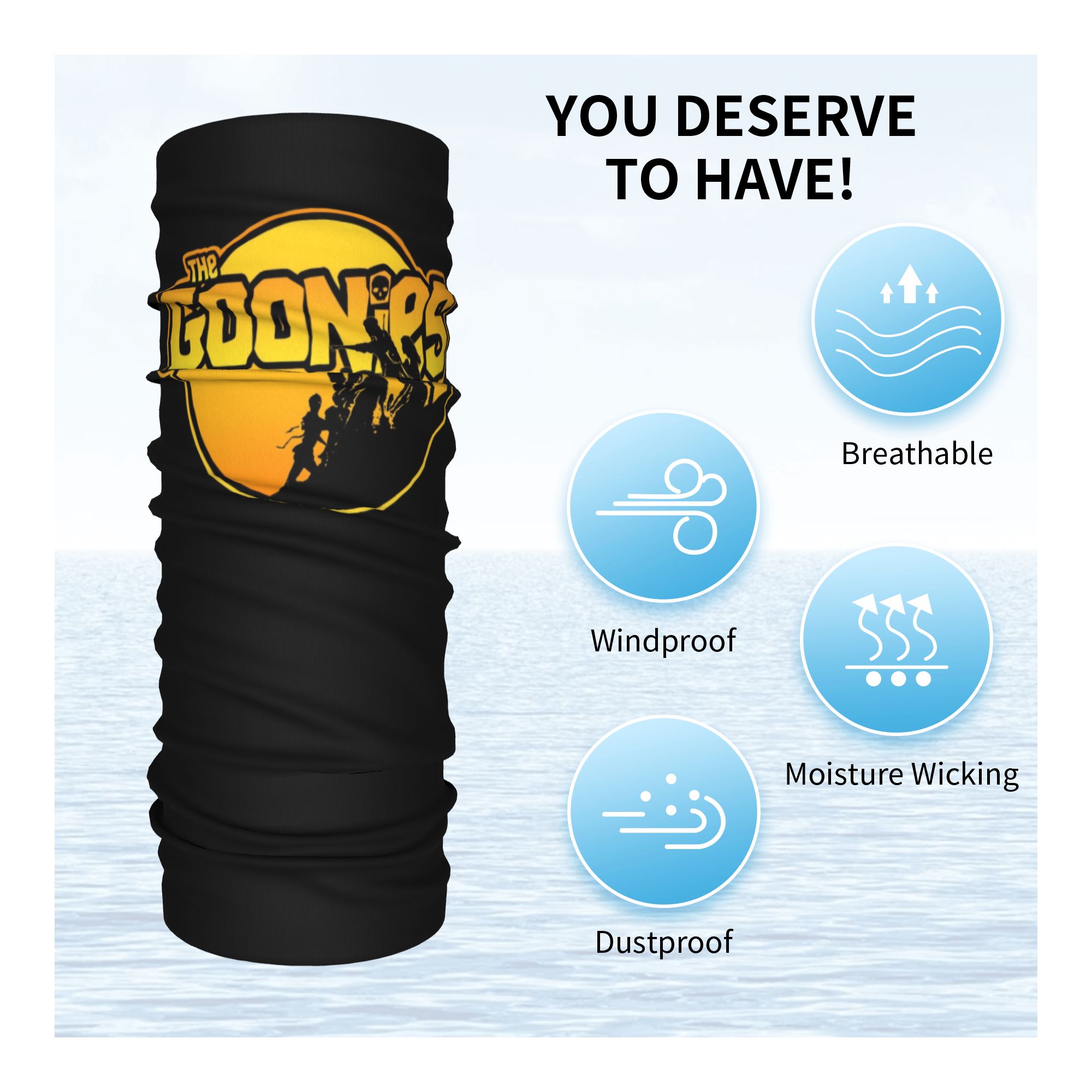 Custom The Goonies Bandana Nec - Neck Gaiter Face Cover review and price