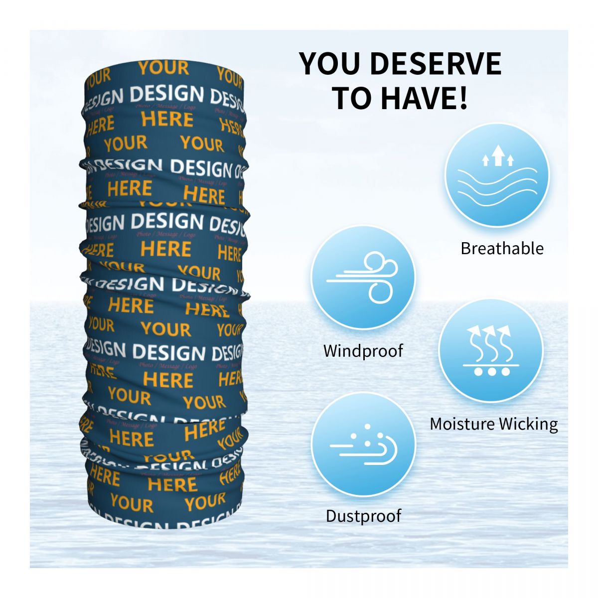 Custom Your Design Here Bandan - Neck Gaiter Face Cover review and price