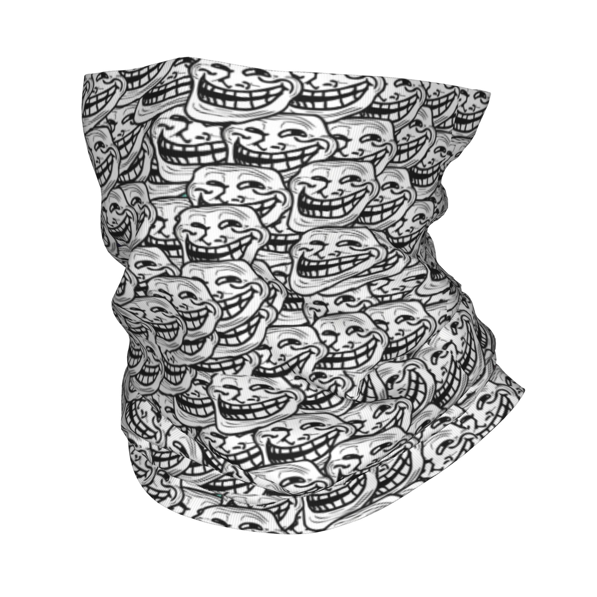 Funny Anime Troll Face Quest V - Neck Gaiter Face Cover review and price