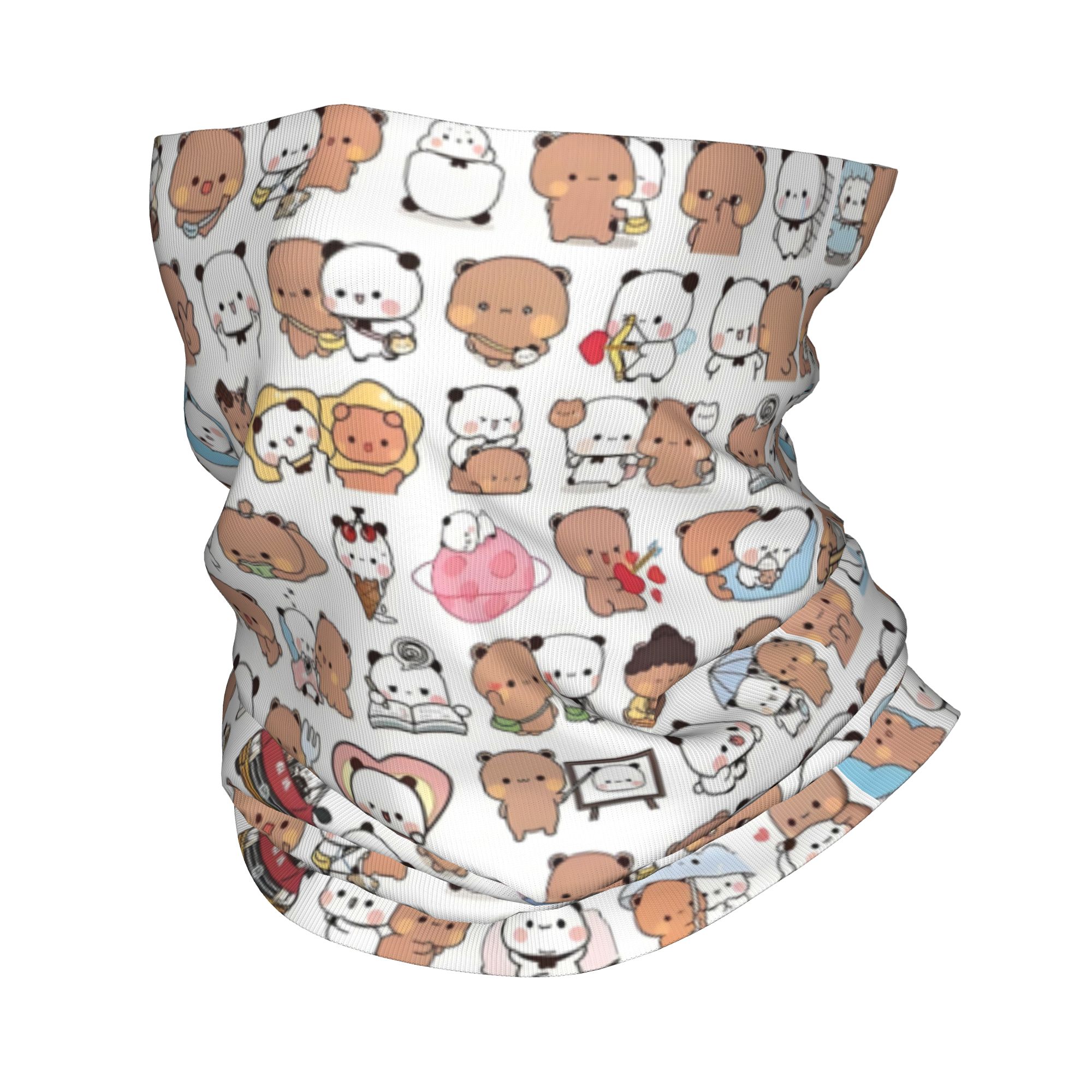 Custom Bear Cartoon Peach And  - Neck Gaiter Face Cover review and price