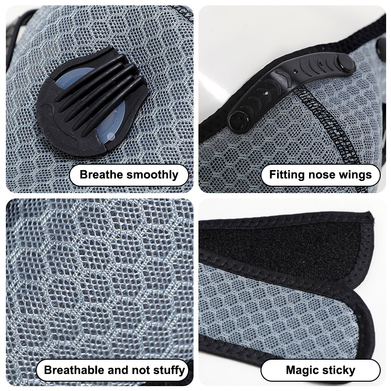 New Cycling Face Mask With Fil - Dust Mask Construction review and price