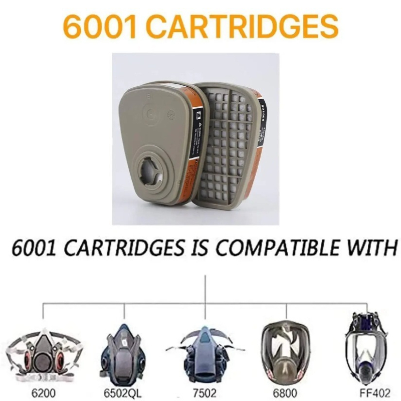 Activated Carbon 6001 Cartridg - Dust Mask Construction review and price