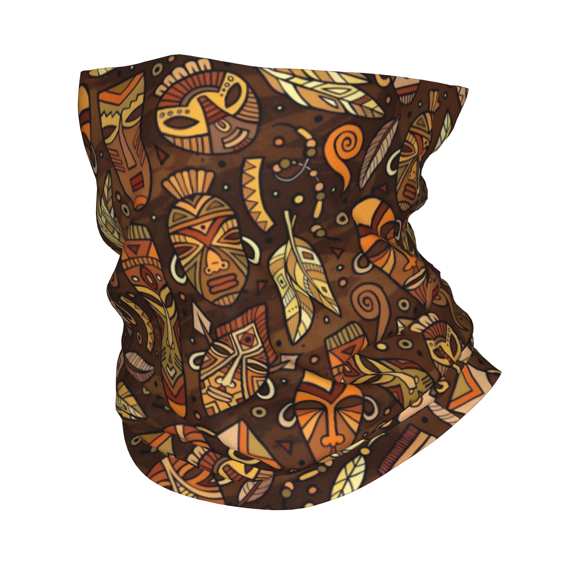 Custom Tribal Mask Pattern Ban - Neck Gaiter Face Cover review and price