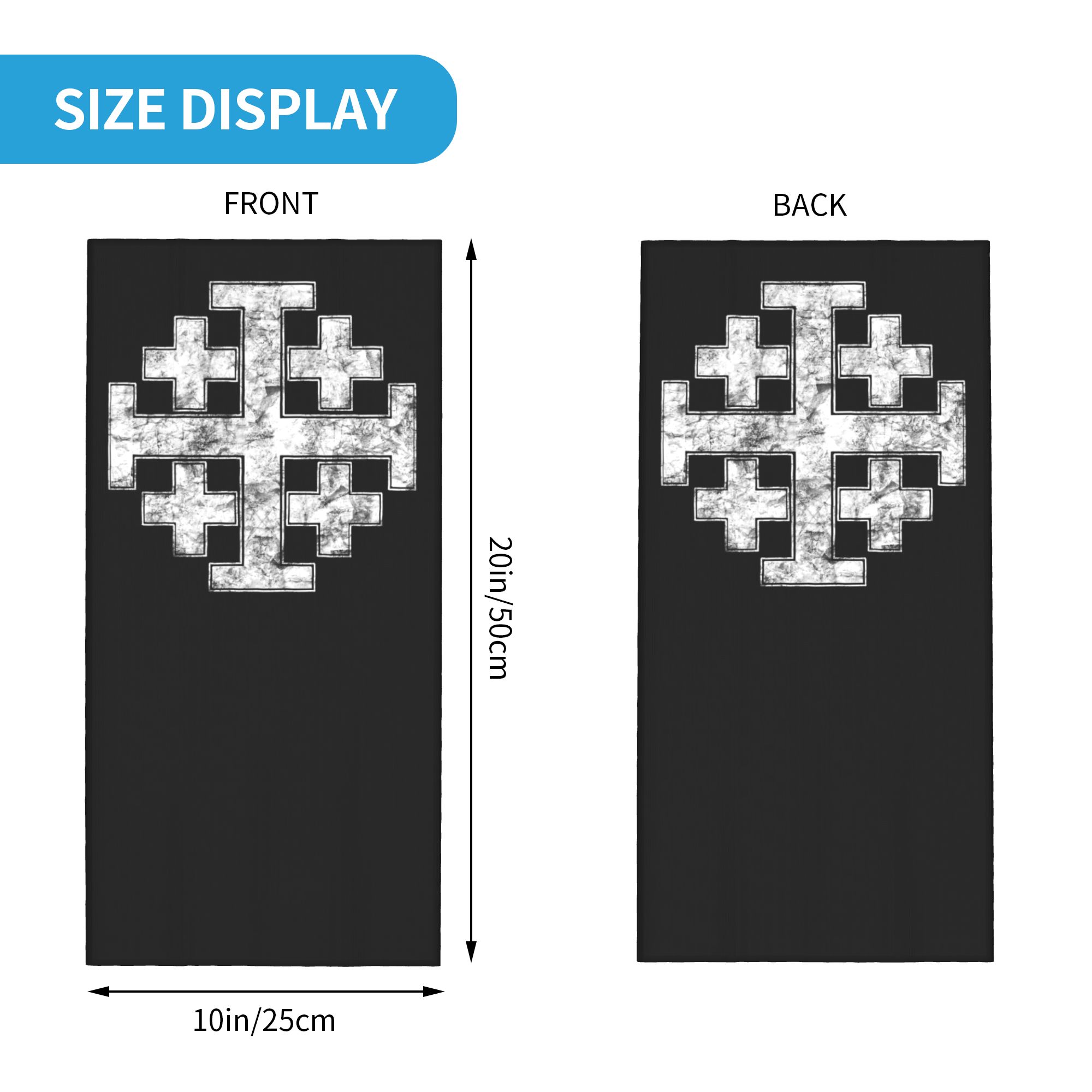 Knight Jerusalem Cross Christi - Neck Gaiter Face Cover review and price